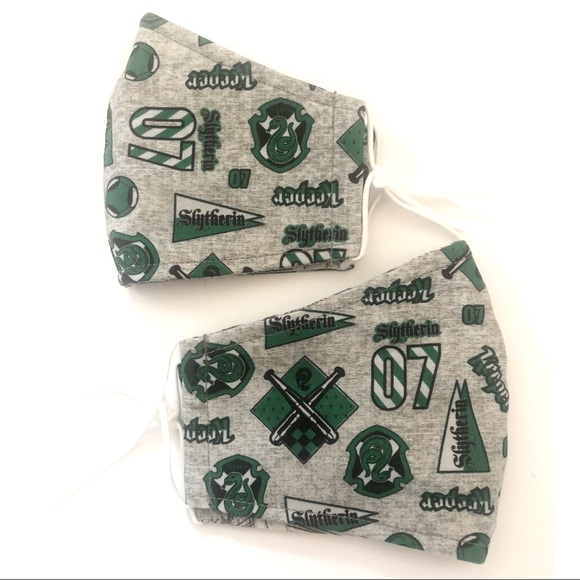 Harry Potter Slytherin Face Mask (kids and adults) - Picture 2 of 5